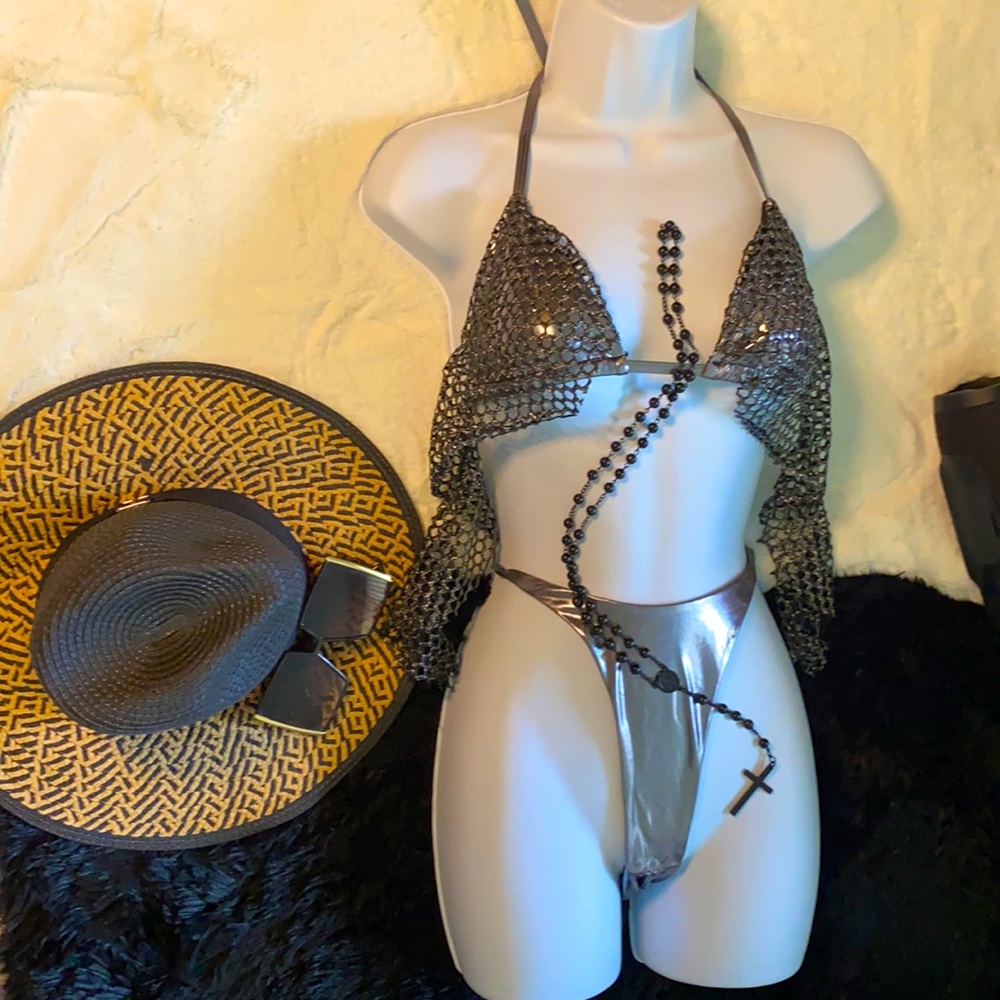 Metallic bikini